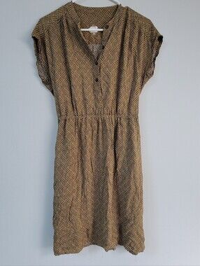 Bridge & Burn Short Sleeve Midi Dress Wome Size S Casual Boho Hippie